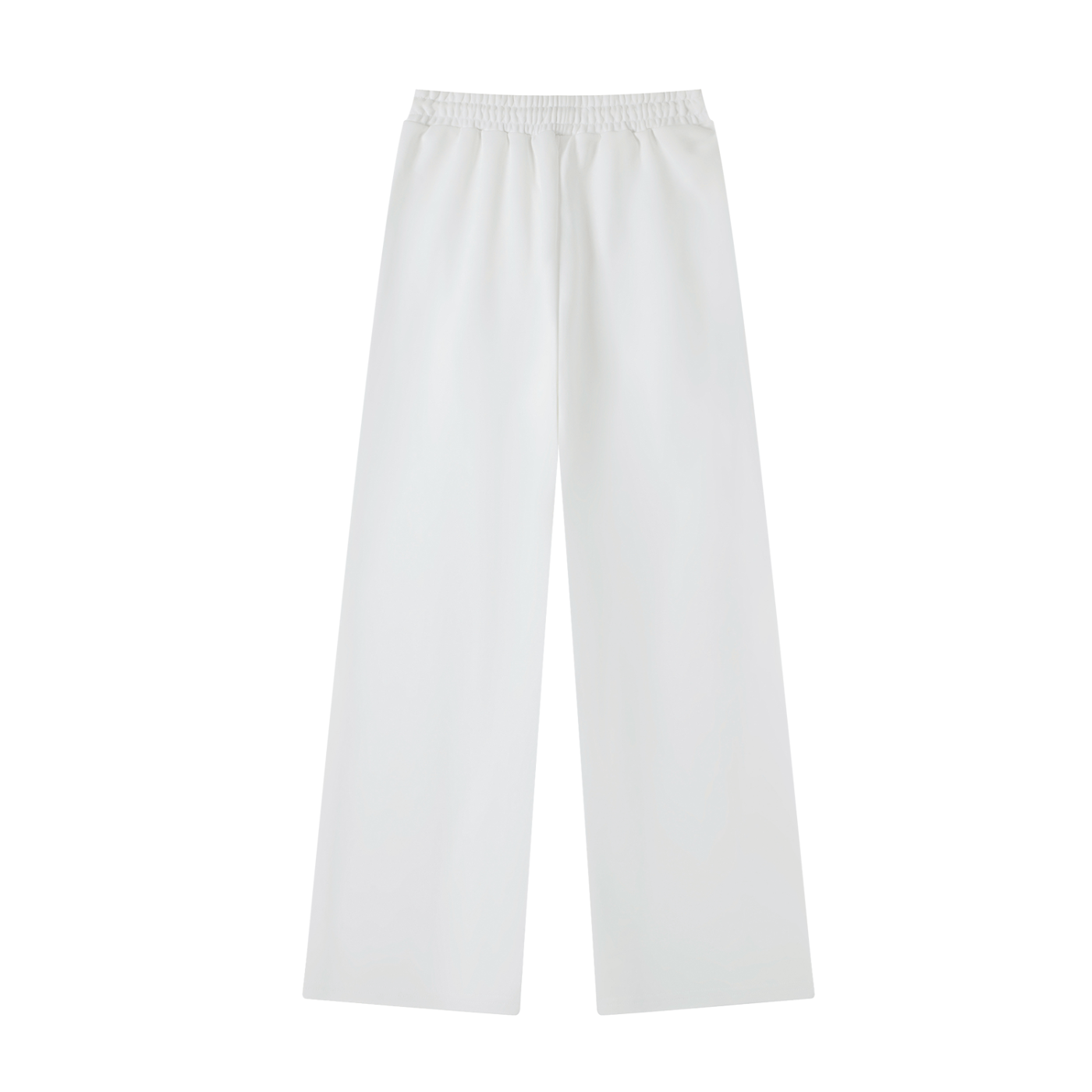 Essential Straight-Leg Sweatpants (White)