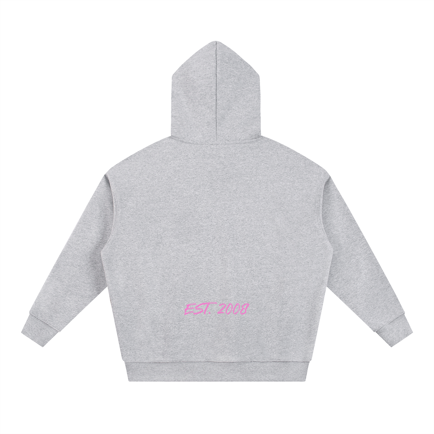 Essential Heavyweight Hoodie ( Flower Gray)