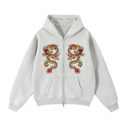 JARD Boxy Fleece Jcket (Light Gray)