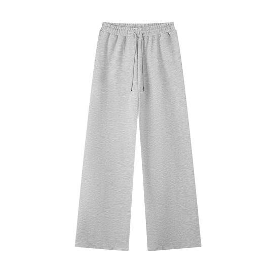 Essential Straight-Leg Sweatpants ( Flower Gray)